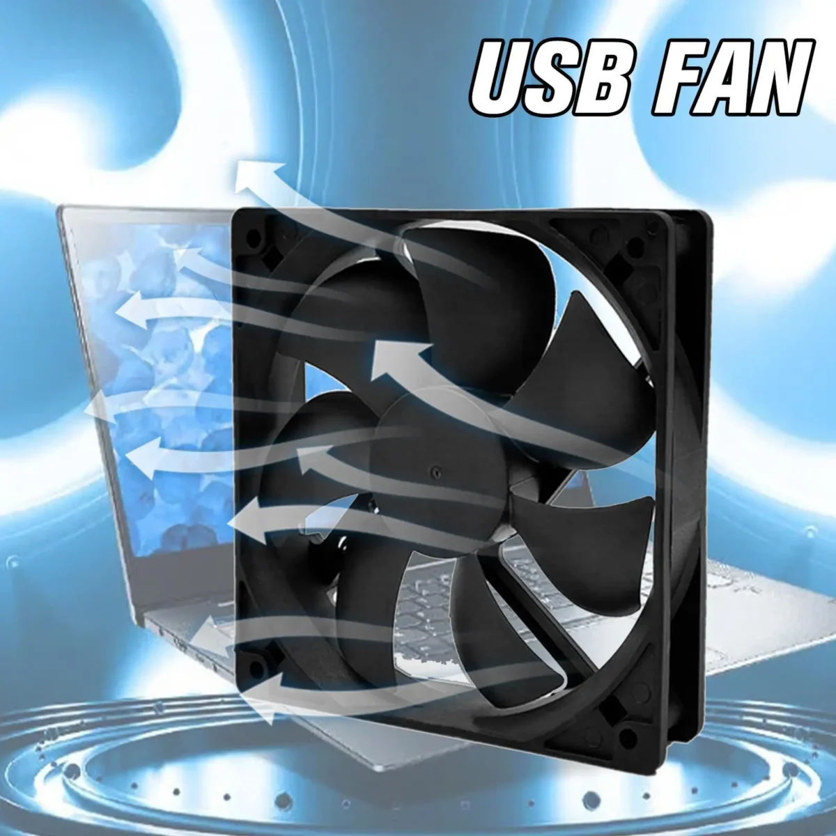 5V Brushless Cooling Fan USB Ventiliator Computer Case 2500RPM Cooler Oil-impregnated PBT CPU Radiator USB Fan PC USB Gadgets - Image 3