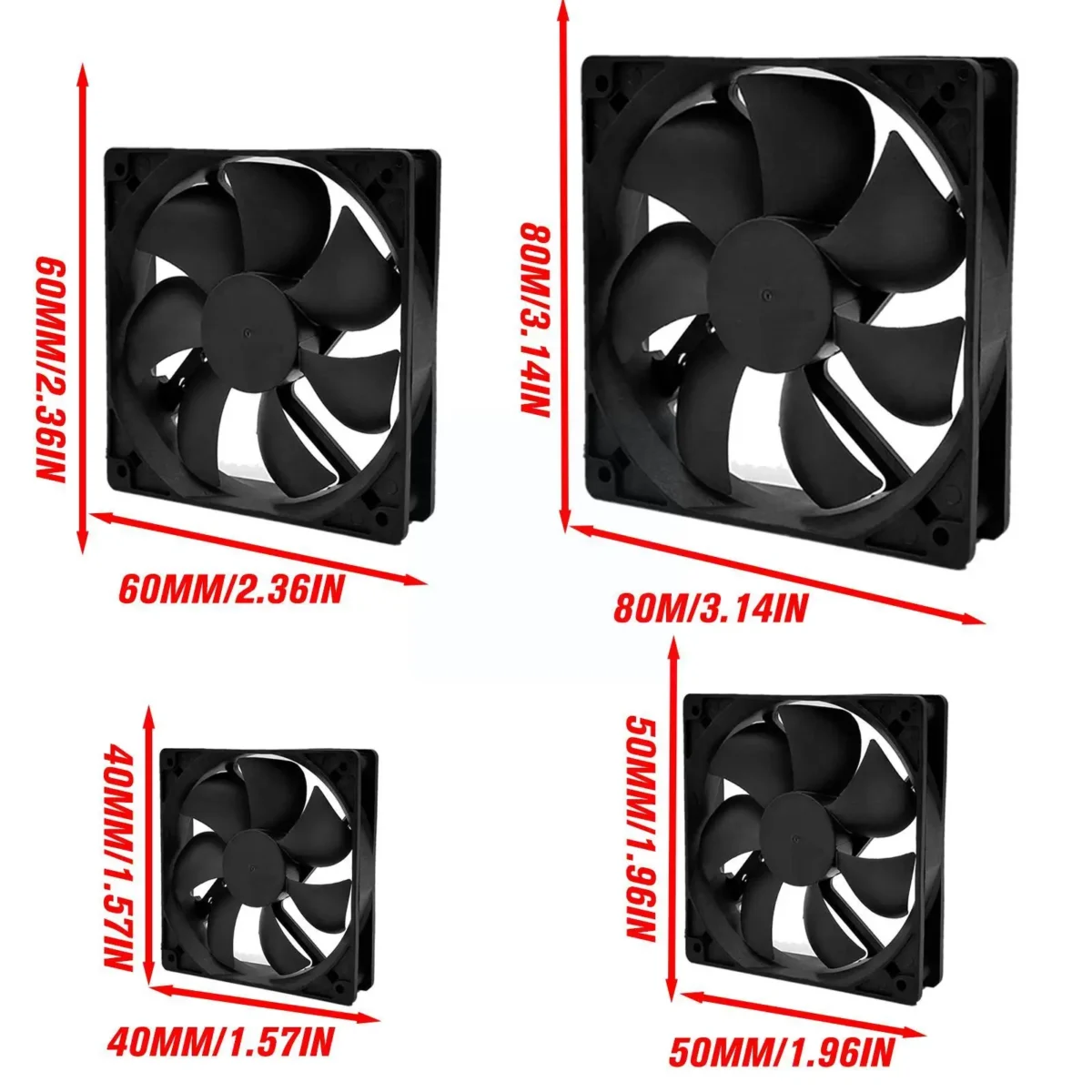 5V Brushless Cooling Fan USB Ventiliator Computer Case 2500RPM Cooler Oil-impregnated PBT CPU Radiator USB Fan PC USB Gadgets - Image 6