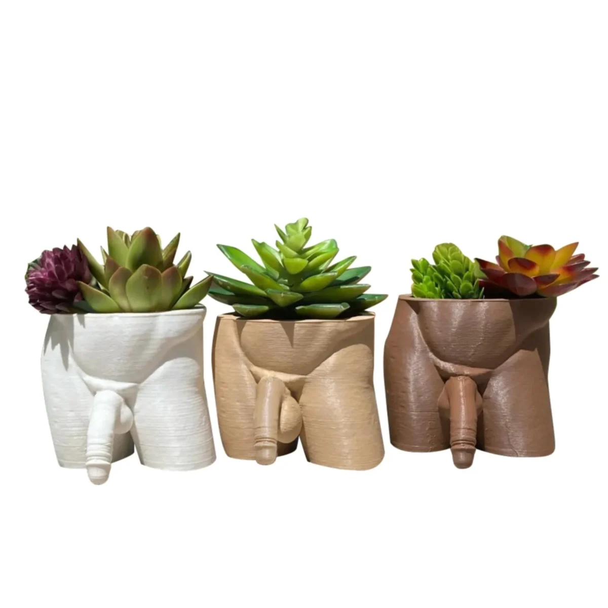 Man Body Art Flower Vase Nordic White Human Trousers Pot Creative Figureins Home Garden Terrace Crafts Flowerpot Ornament Decor - Image 3